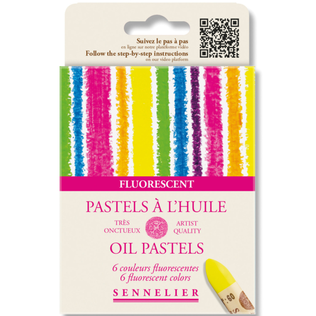 Öljypastelli Fluorescent colors 5ml 6-setti