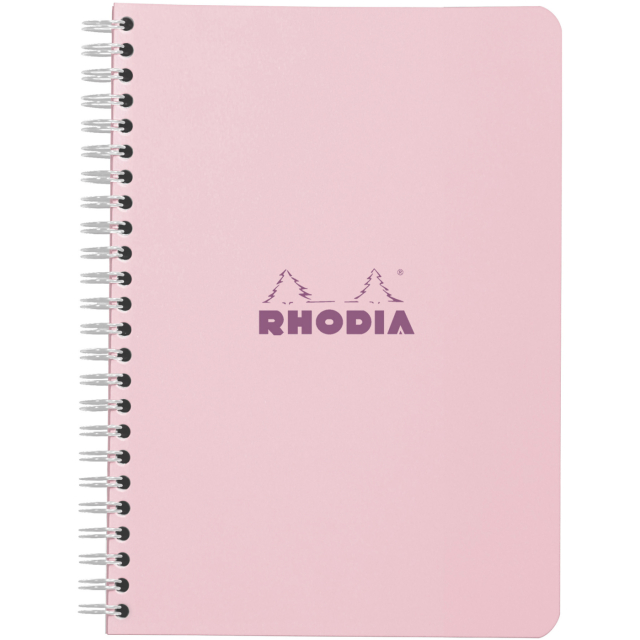 Notebook Spiral Pink A5 Viivoitettu