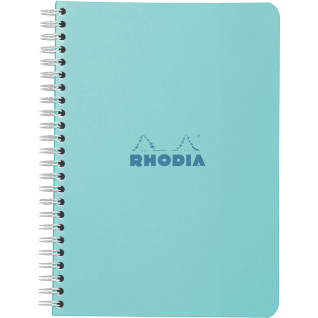 Notebook Spiral Azure A5 Viivoitettu