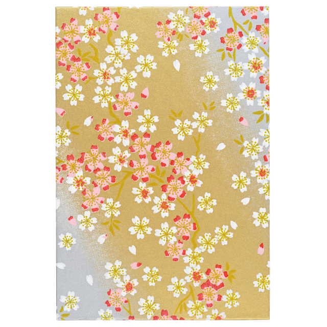 Notebook Goshuincho Gold Flower