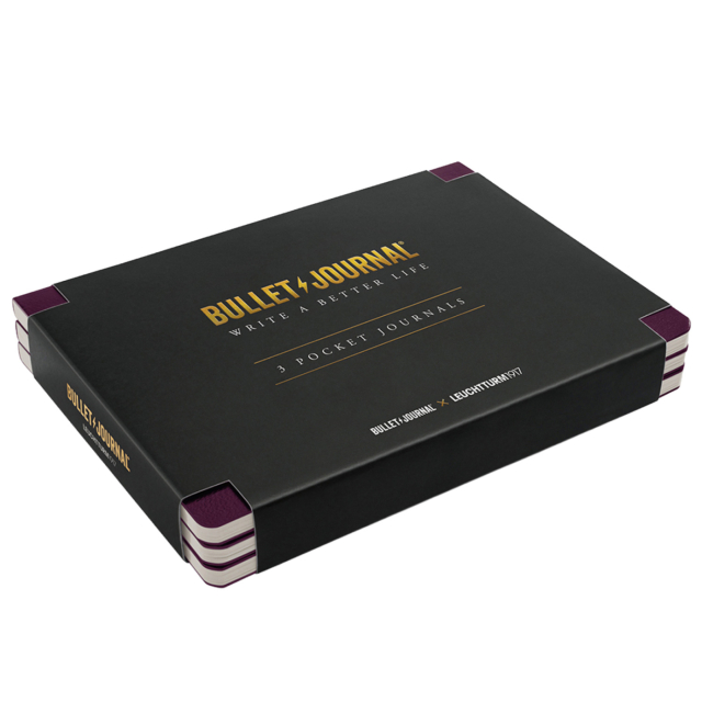 Bullet Journal Pocket 3 kpl Purple26