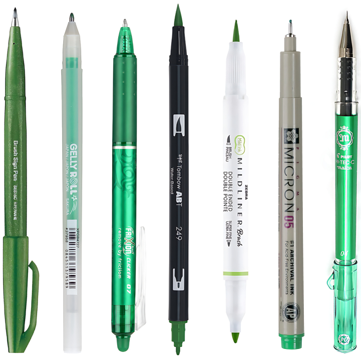 Sample kit Vihreä ryhmässä Selected / Sample kits @ Pen Store (sample09_set)