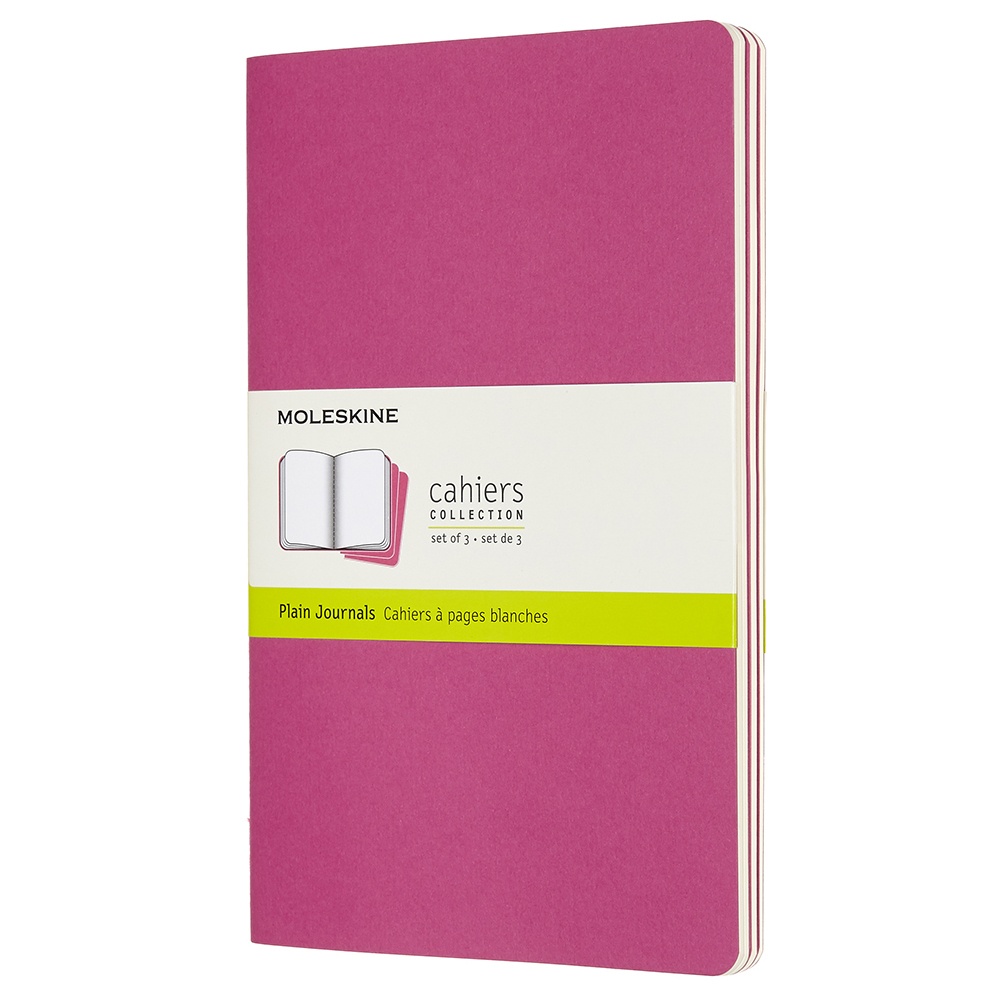 Cahier Large Pink Plain ryhmässä Paperit ja Lehtiöt / Kirjoitus ja muistiinpanot / Vihkot ja lehtiöt @ Pen Store (100333)