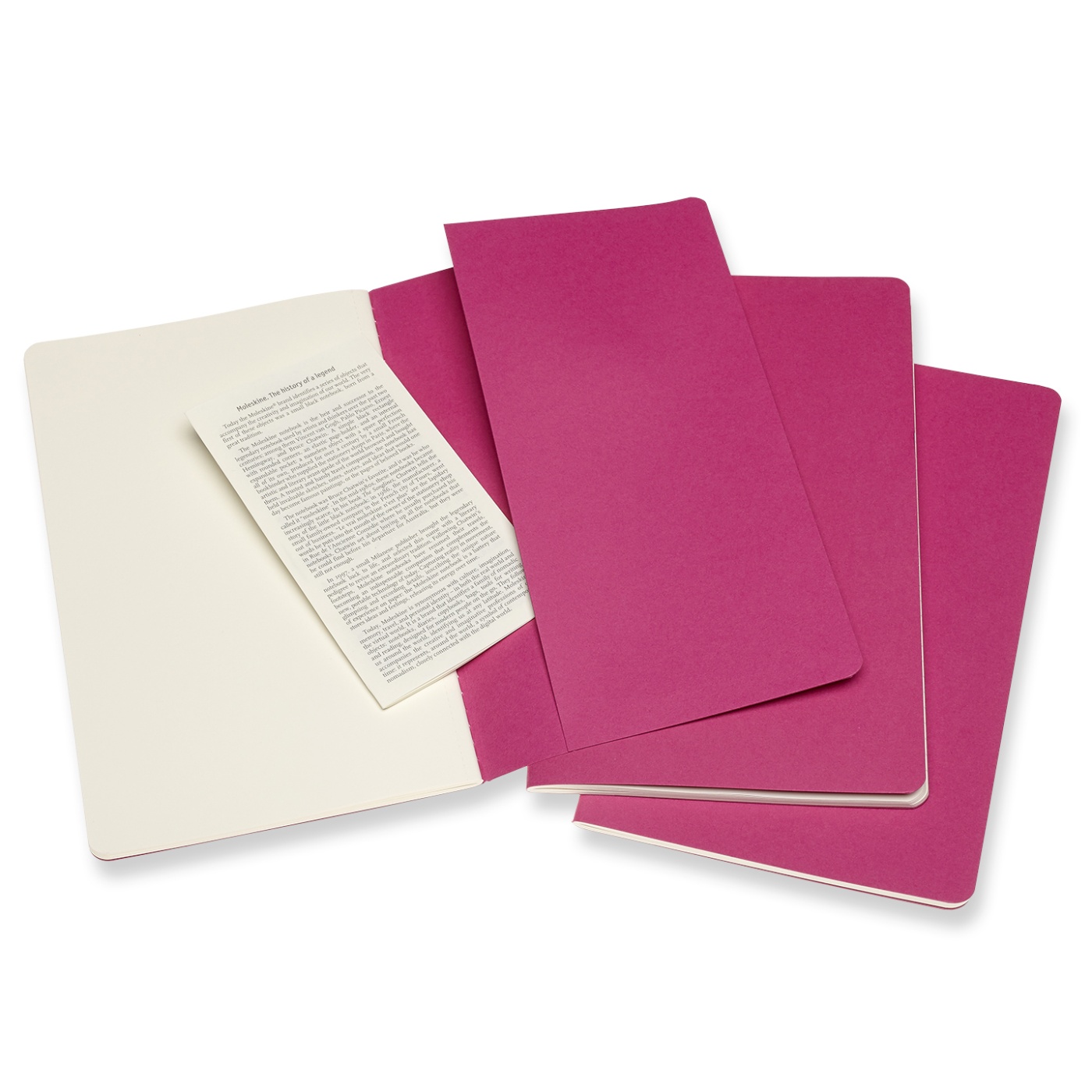 Cahier Large Pink Plain ryhmässä Paperit ja Lehtiöt / Kirjoitus ja muistiinpanot / Vihkot ja lehtiöt @ Pen Store (100333)