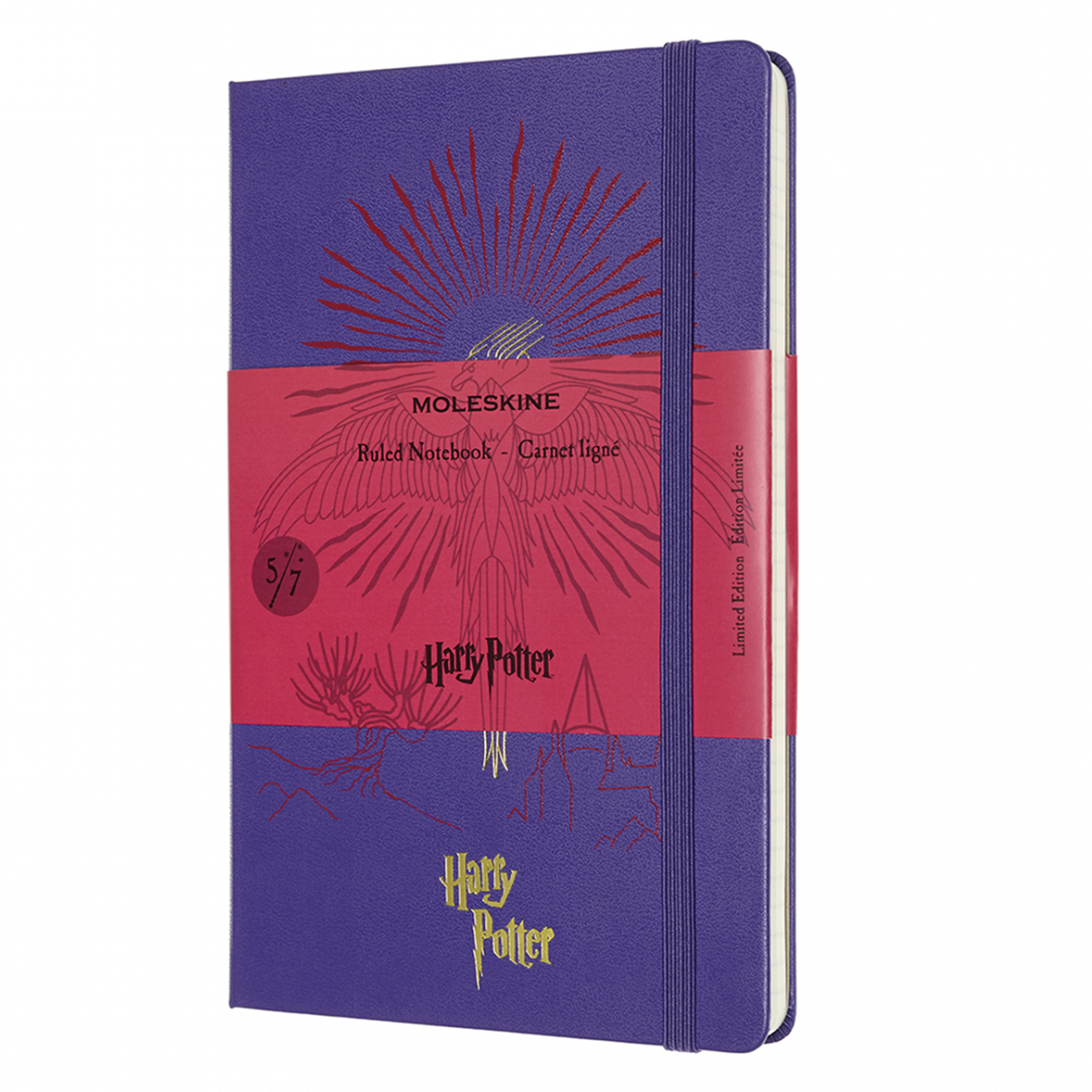 Hardcover Large Harry Potter Violet ryhmässä Paperit ja Lehtiöt / Kirjoitus ja muistiinpanot / Muistikirjat @ Pen Store (100399)