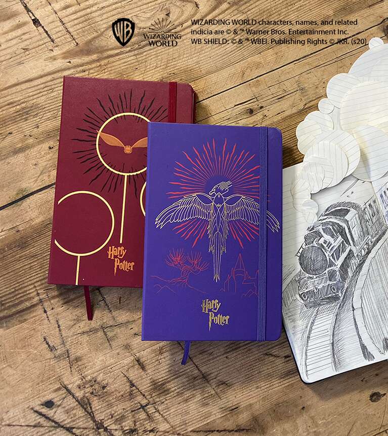 Hardcover Large Harry Potter Violet ryhmässä Paperit ja Lehtiöt / Kirjoitus ja muistiinpanot / Muistikirjat @ Pen Store (100399)