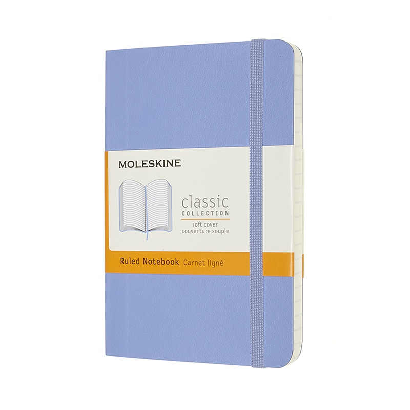 Classic Soft Cover Pocket Hydrangea Blue ryhmässä Paperit ja Lehtiöt / Kirjoitus ja muistiinpanot / Muistikirjat @ Pen Store (100412_r)