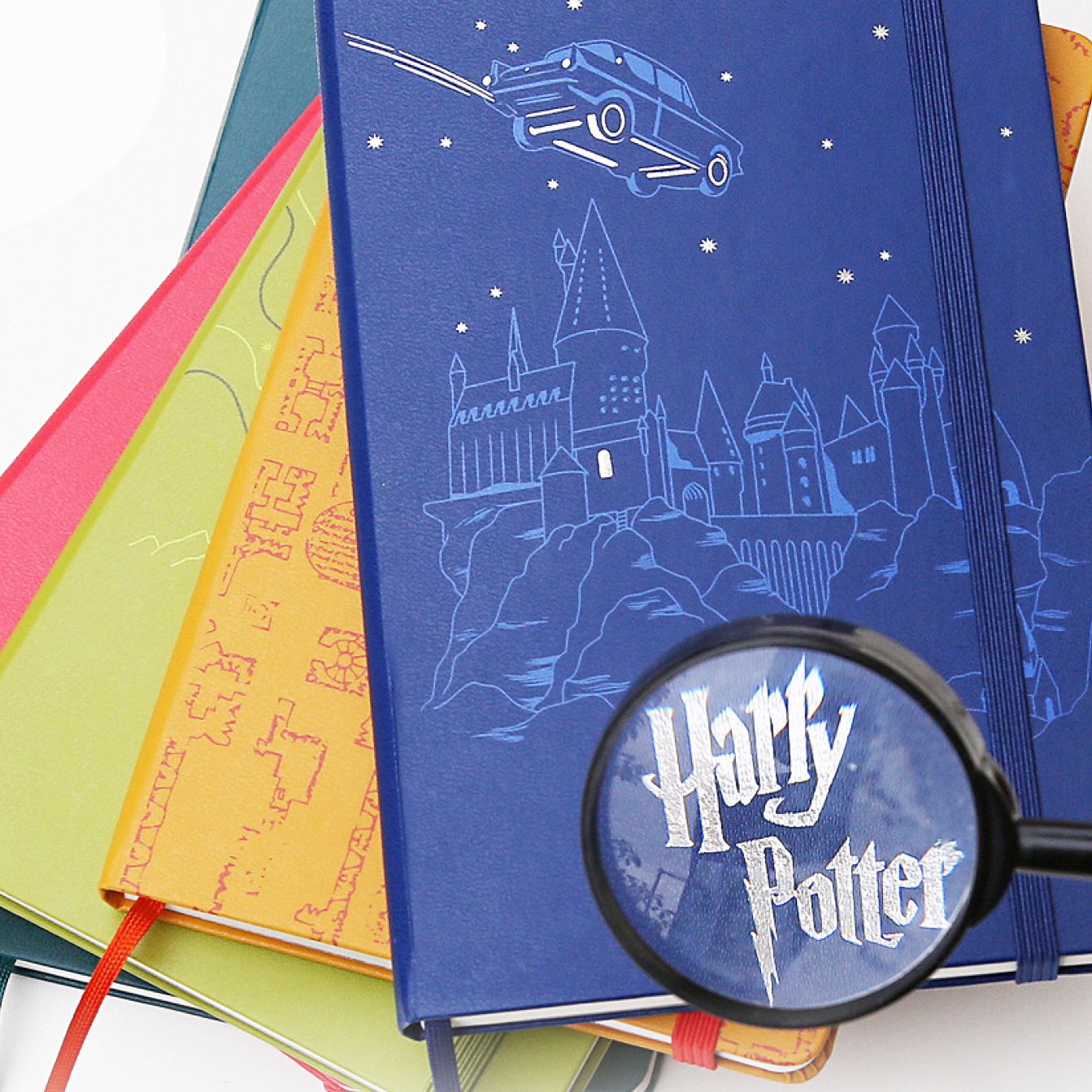 Hardcover Large Harry Potter Blue ryhmässä Paperit ja Lehtiöt / Kirjoitus ja muistiinpanot / Muistikirjat @ Pen Store (100465)