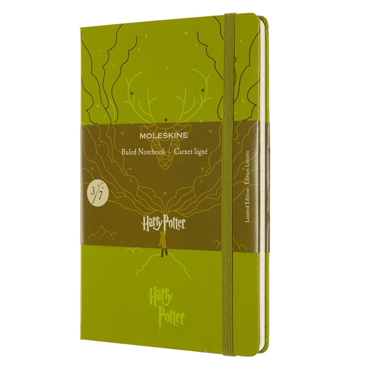 Hardcover Large Harry Potter Olive ryhmässä Paperit ja Lehtiöt / Kirjoitus ja muistiinpanot / Muistikirjat @ Pen Store (100466)