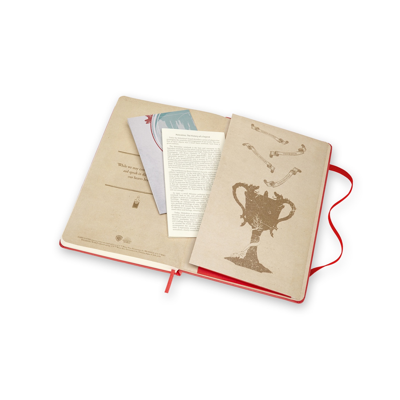 Hardcover Large Harry Potter Red ryhmässä Paperit ja Lehtiöt / Kirjoitus ja muistiinpanot / Muistikirjat @ Pen Store (100467)