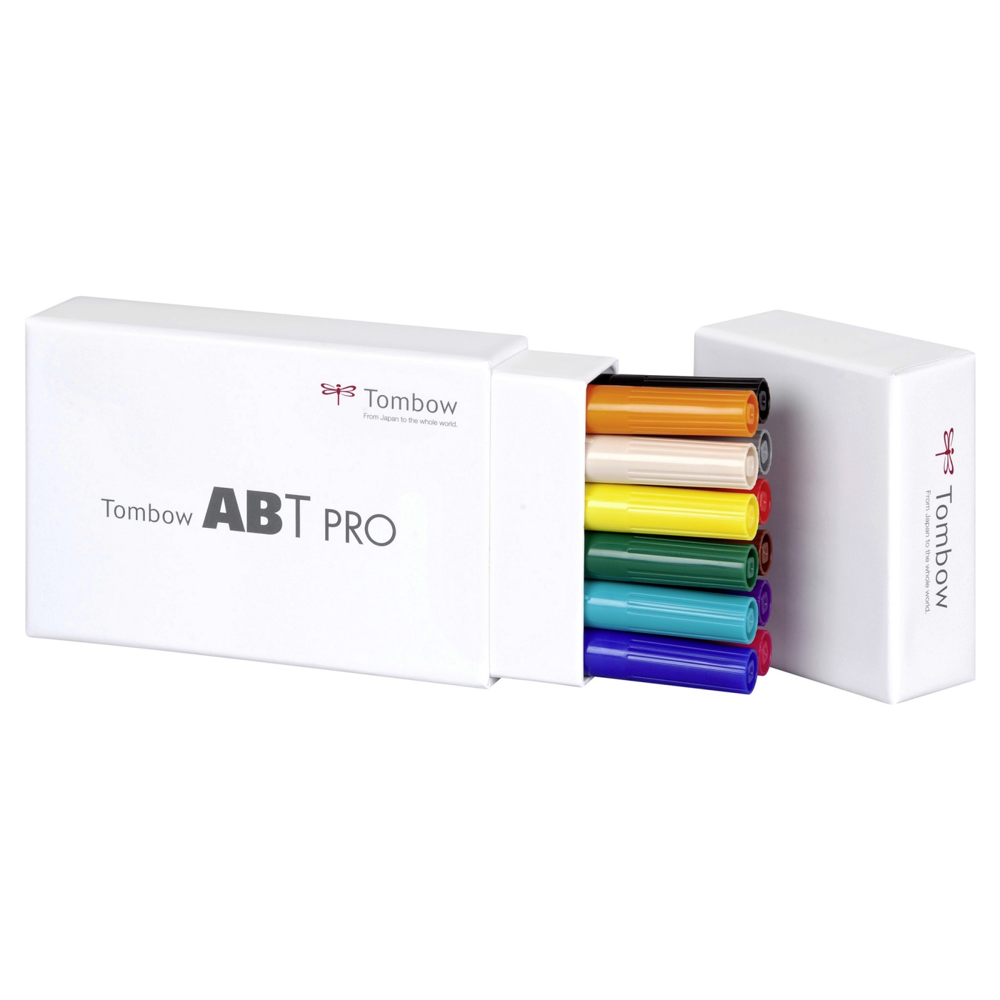 ABT PRO Dual Brush Pen 12-setti Basic ryhmässä Kynät / Taiteilijakynät / Sivellinkynät @ Pen Store (101254)