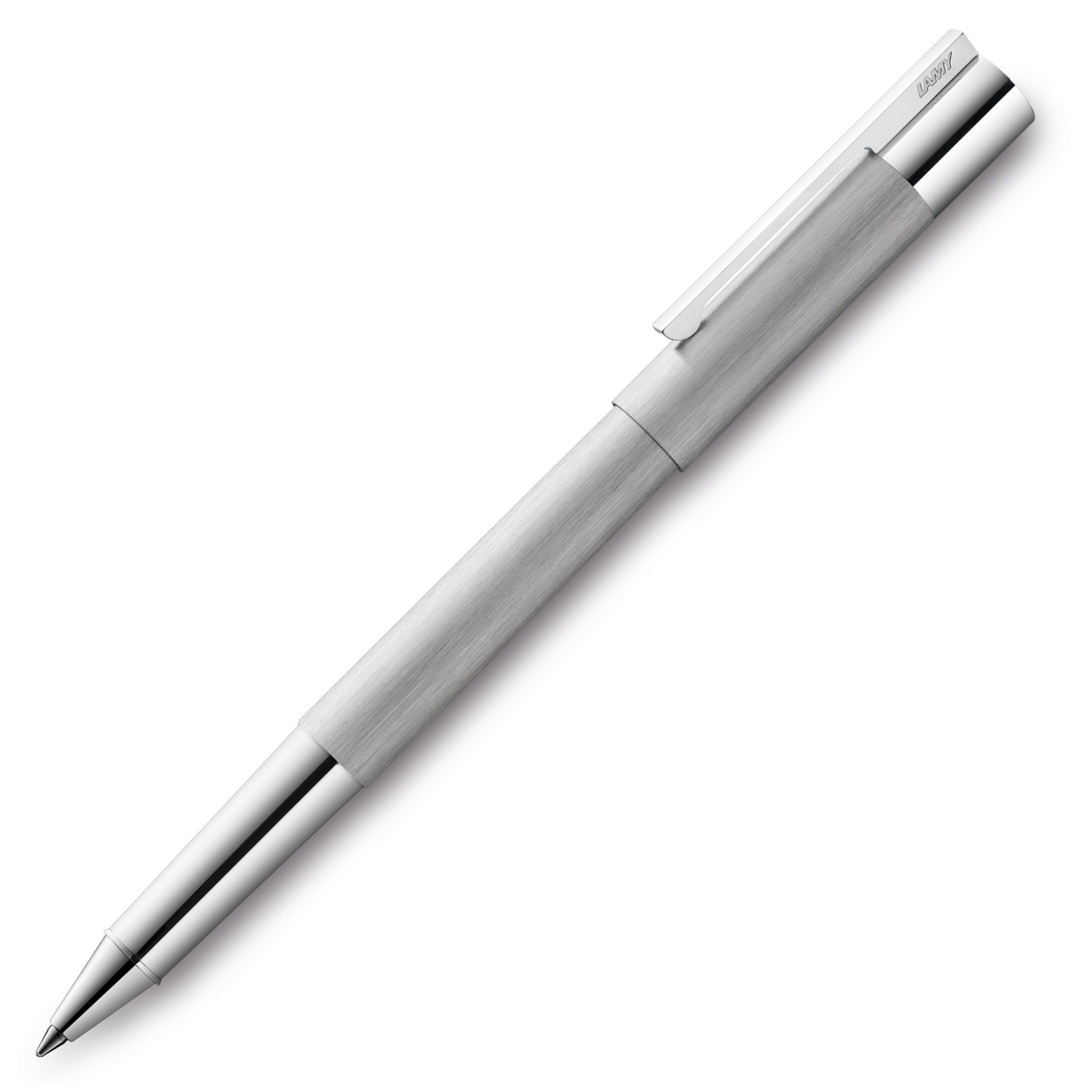 Scala Brushed Silver Rollerball Pen ryhmässä Kynät / Fine Writing / Lahjakynät @ Pen Store (102038)