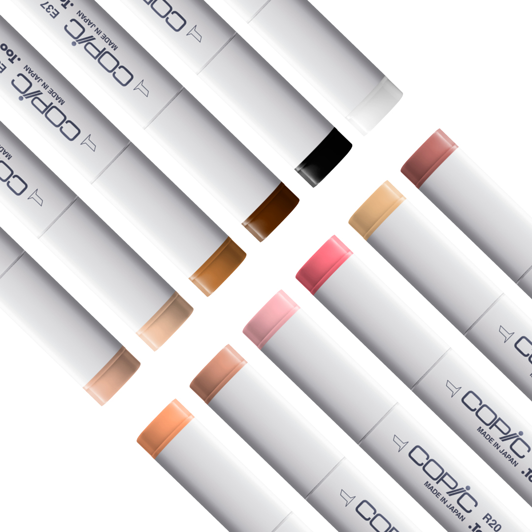 Classic 12-setti Skin tones