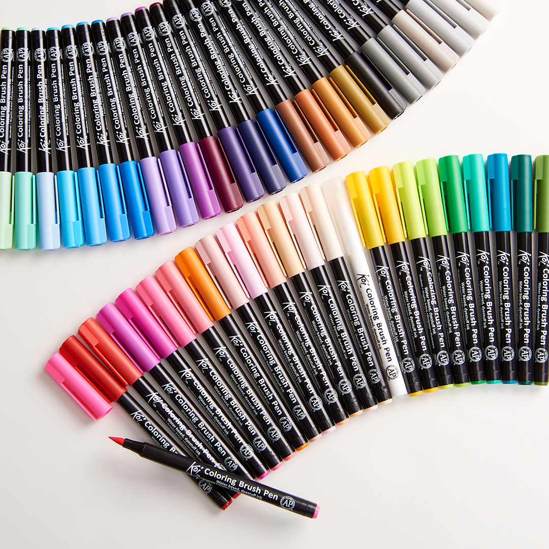 Koi Coloring Brush Pen Kappaleittain