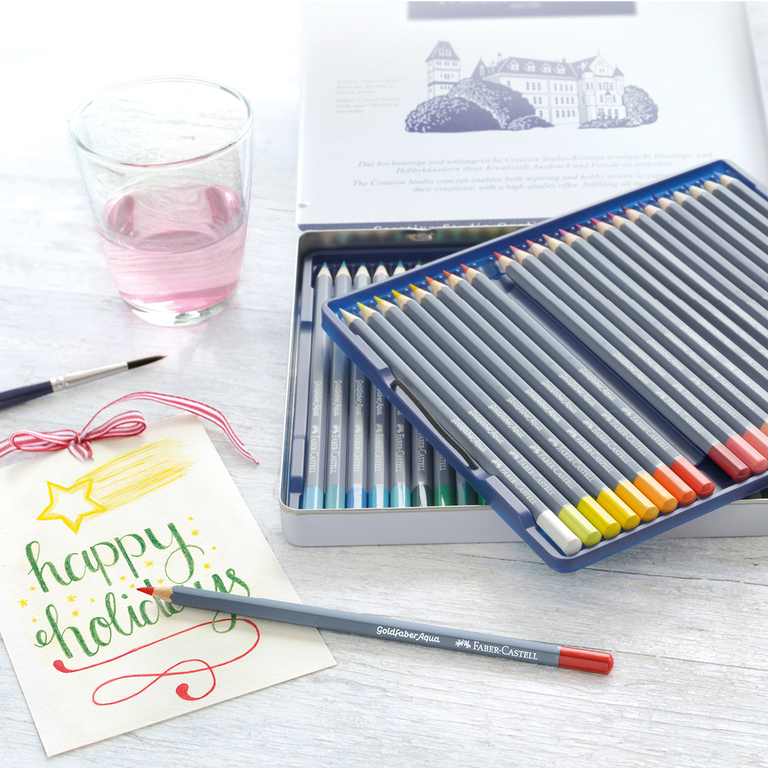 Goldfaber Aqua Akvarellikynät 48-setti