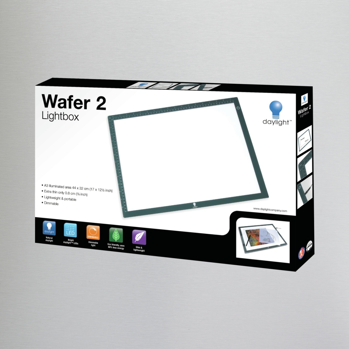 Wafer Light box LED A3+ ryhmässä Taiteilijatarvikkeet / Muut taidetarvikkeet / Valopöydät @ Pen Store (111245)