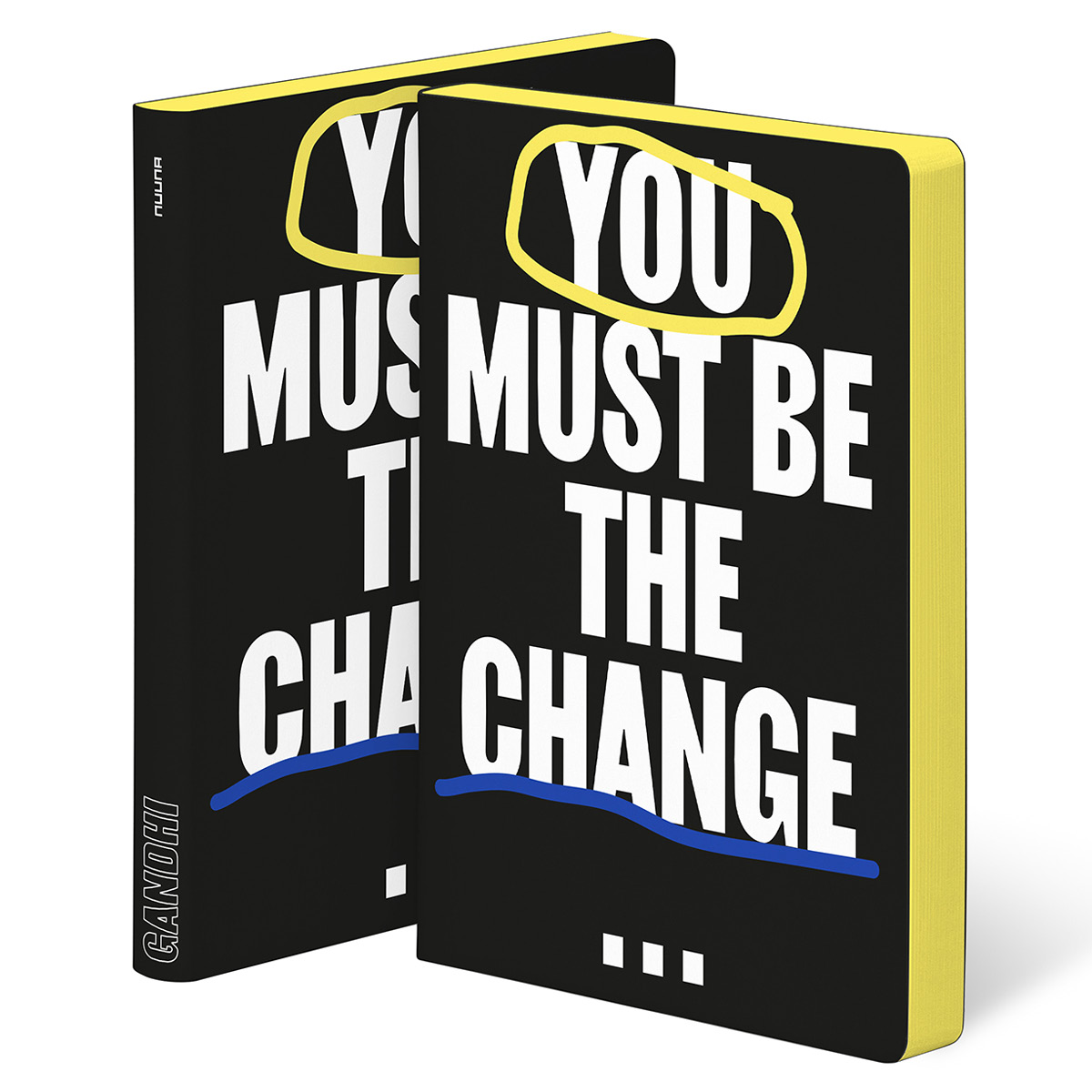 Nuuna Notebook Graphic L You Must Be The Change Pen Store