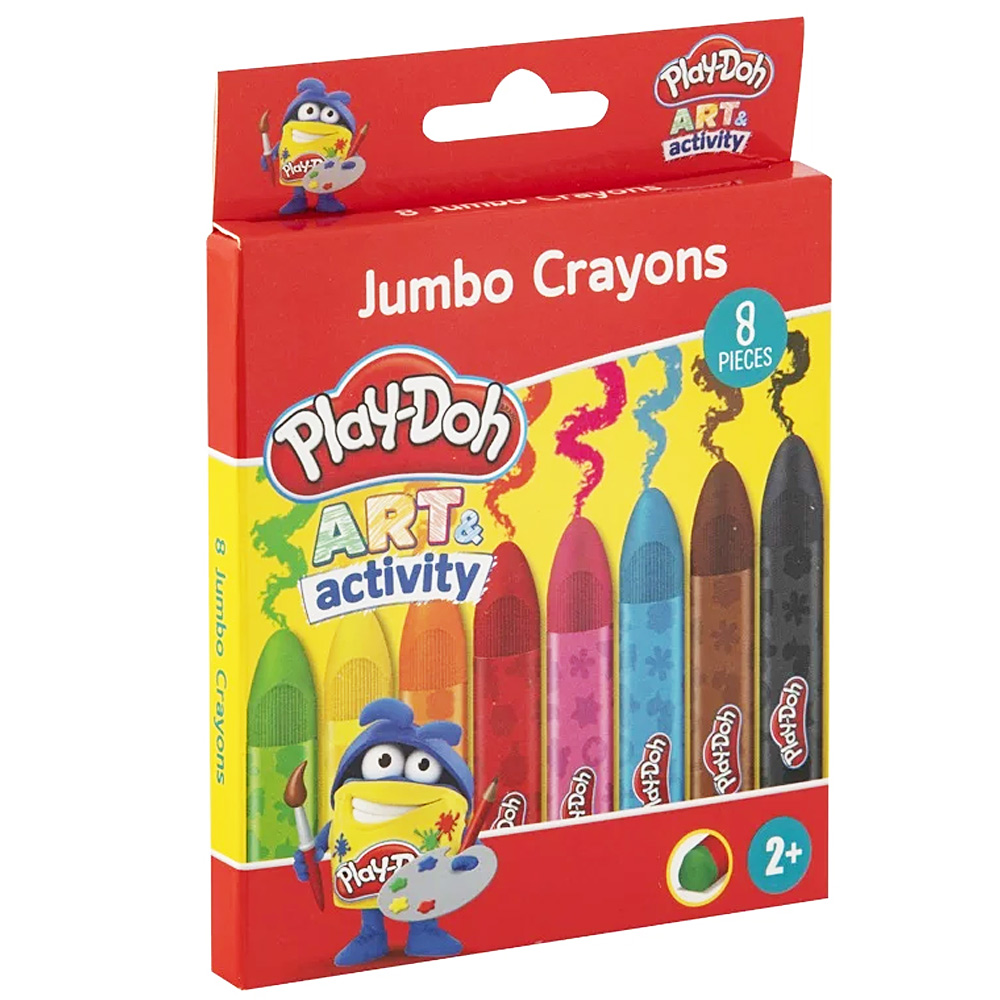 Jumbo Crayons 8-set ryhmässä Kids / Lastenkynät / Lasten liidut @ Pen Store (129341)
