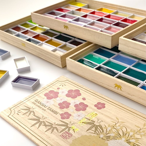 Gansai Tambi Akvarelli 100-setti 