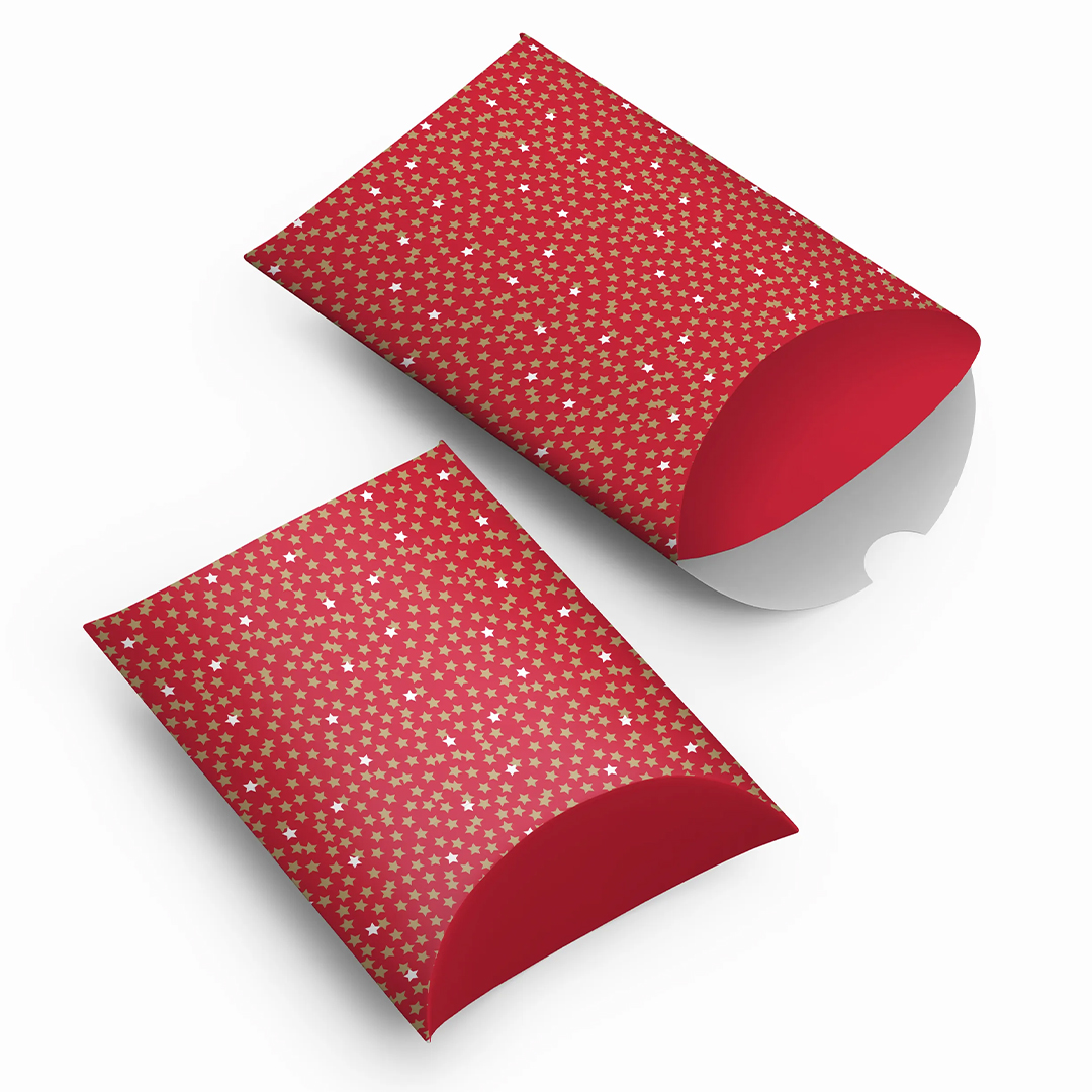 Lahjatasku 16x22cm Kraft stars