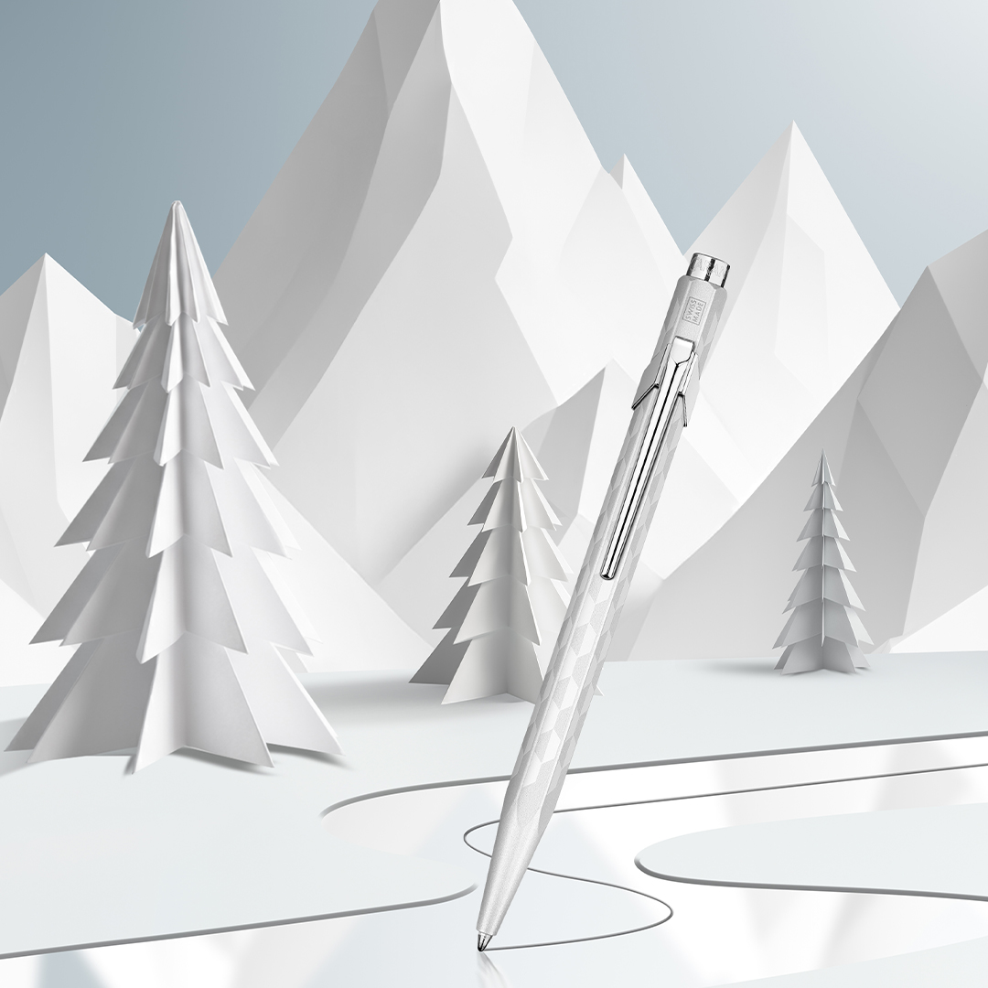 849 Alpine Frost Kuulakärkikynä Valkoinen