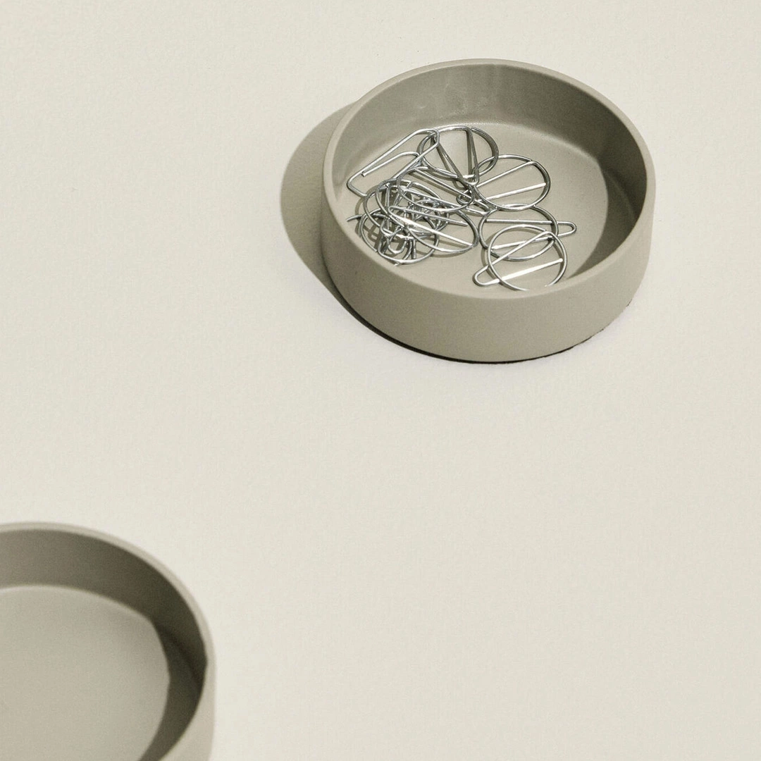 Pöytäsäilytys District Pyöreä Vaaleanharmaa