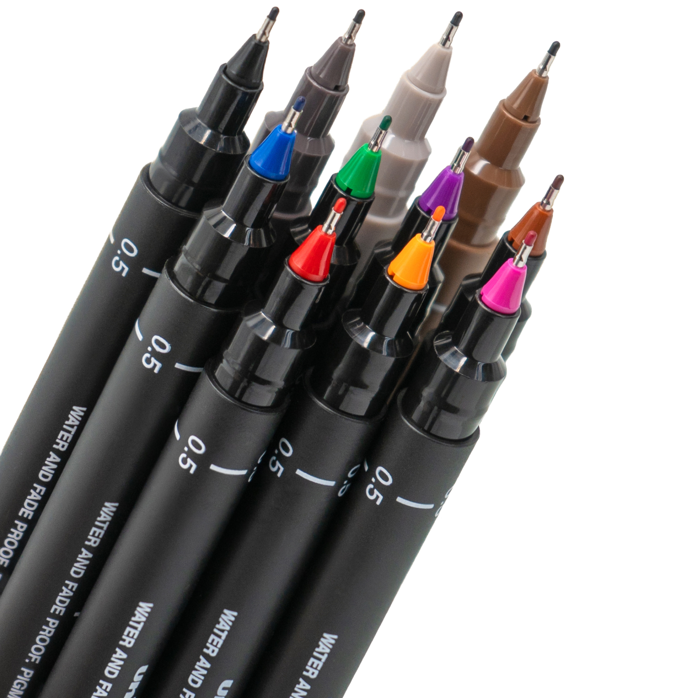 Pin Fine Line Colours 8-setti