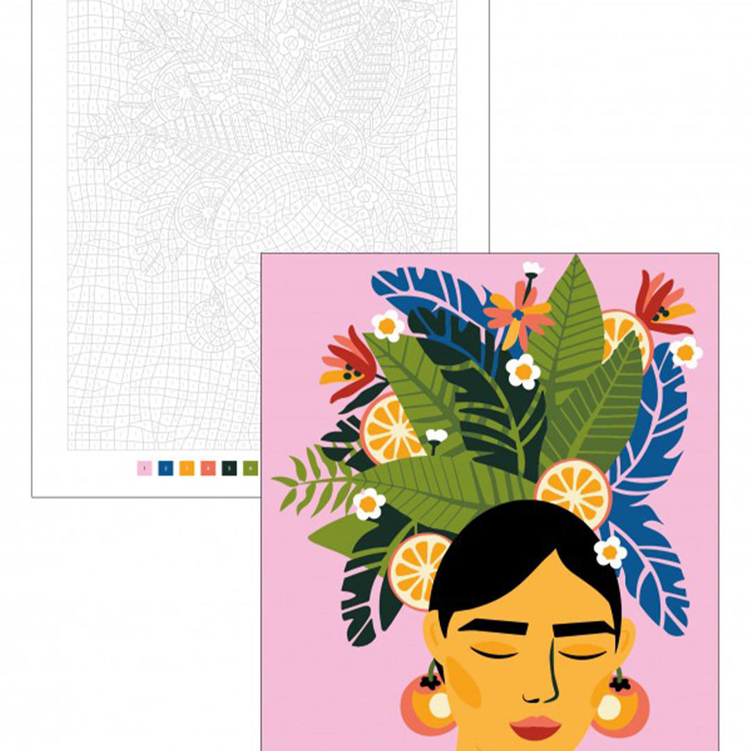 Color by Numbers: Flowers