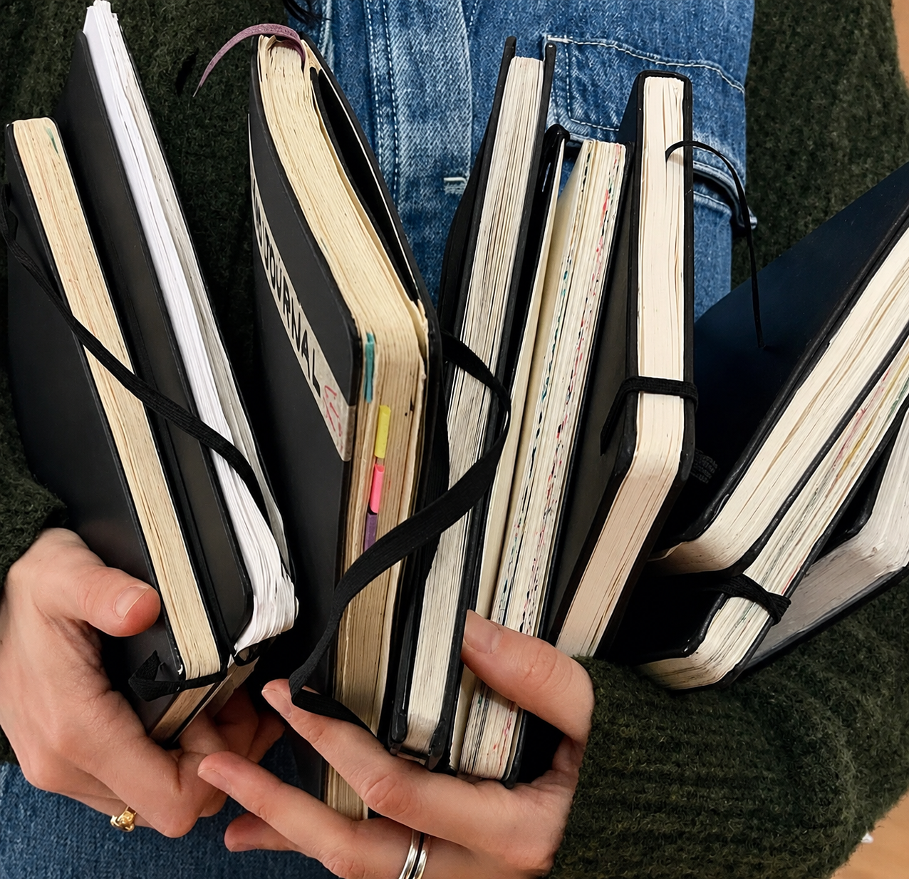 Kalenteri 12M Weekly Notebook 2027 Softcover Pocket Black 
