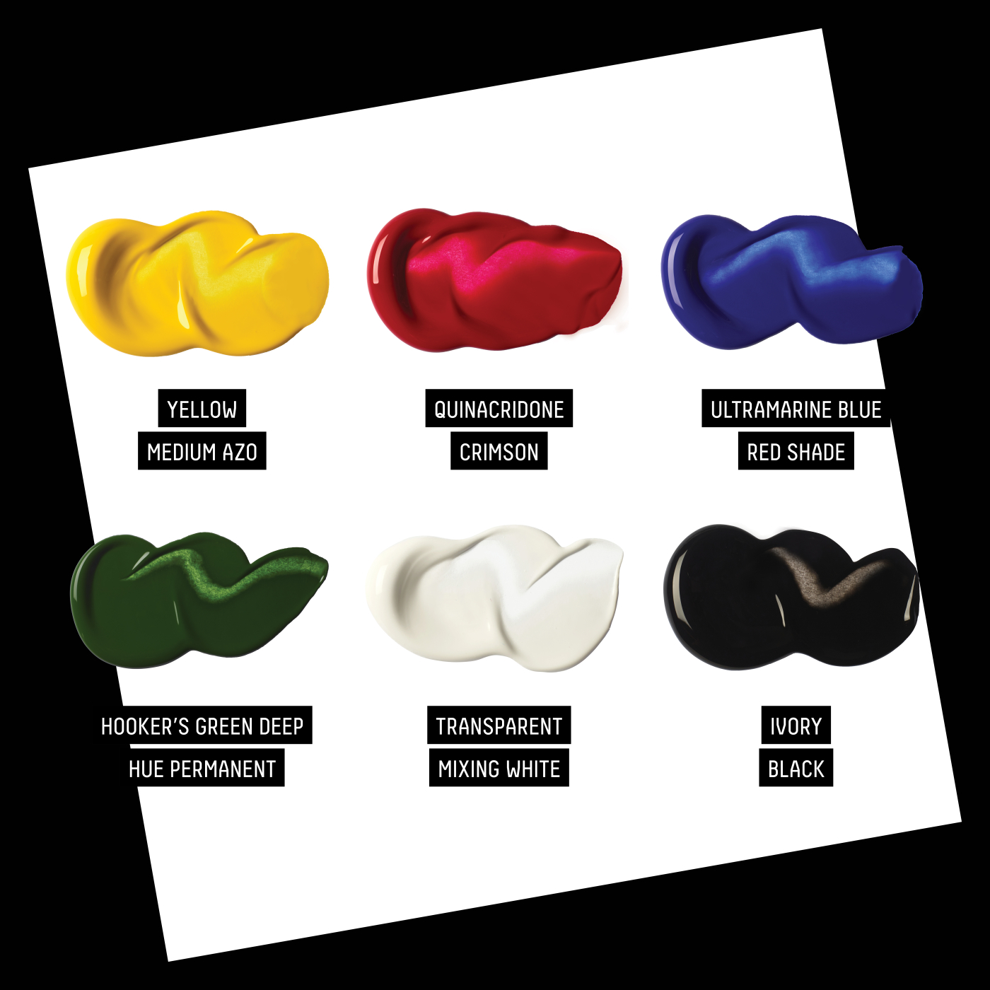 Akryylimaali Soft Body Mixing Set 6x22 ml