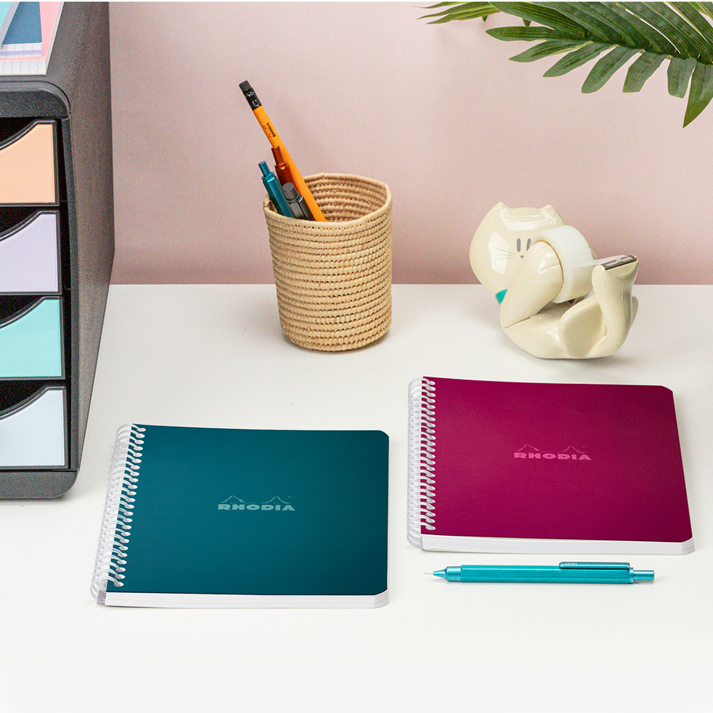 Notebook Spiral Peacock A5 Viivoitettu