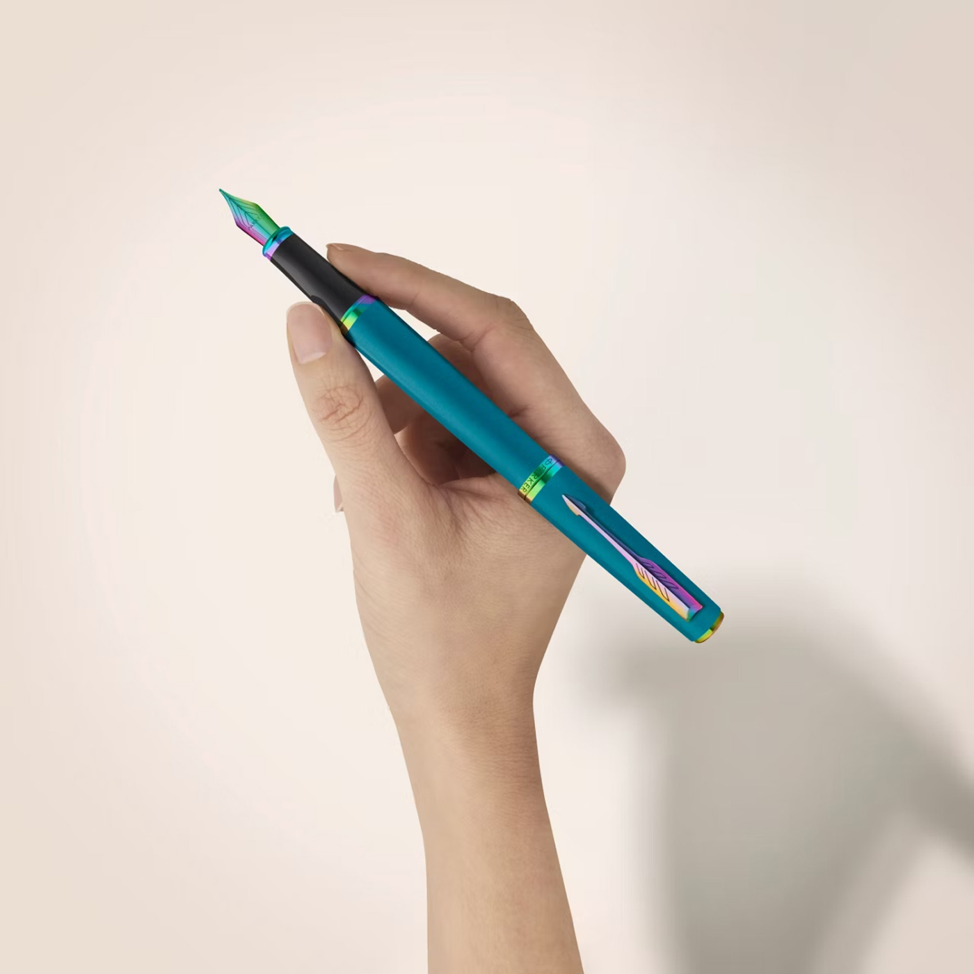 Meridian Teal/Rainbow Täytekynä 