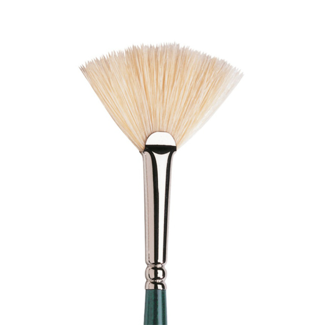 Winsor & Newton Cotman Series 888 Size 4 Fan Brush - Long Handle, Synthetic Hair For Watercolor