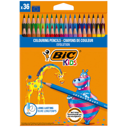 Kids Evolution Värikynät 36-setti (5 vuota+) ryhmässä Kids / Lastenkynät / Lasten värikynät @ Pen Store (100243)