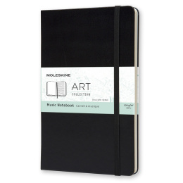 Music Notebook ART collection Large Musta ryhmässä Paperit ja Lehtiöt / Kirjoitus ja muistiinpanot / Muistikirjat @ Pen Store (100376)
