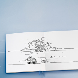 Sketchbook A5 Medium Landscape ryhmässä Paperit ja Lehtiöt / Taiteilijalehtiöt / Luonnoskirjat @ Pen Store (100831_r)