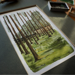 Gansai Tambi Akvarelli 24-setti ryhmässä Taiteilijatarvikkeet / Taiteilijavärit / Akvarellivärit / Vesiväri napissa @ Pen Store (101077)