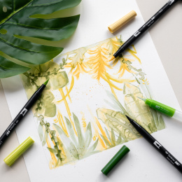 ABT Dual Brush Pen 18-setti Pastelli ryhmässä Kynät / Taiteilijakynät / Sivellinkynät @ Pen Store (101096)