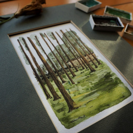 Gansai Tambi Akvarelli 48-setti ryhmässä Taiteilijatarvikkeet / Taiteilijavärit / Akvarellivärit / Vesiväri napissa @ Pen Store (101261)