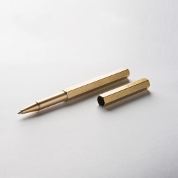 Classic Revolve Rollerball Brass ryhmässä Kynät / Fine Writing / Rollerball-kynät @ Pen Store (101380)