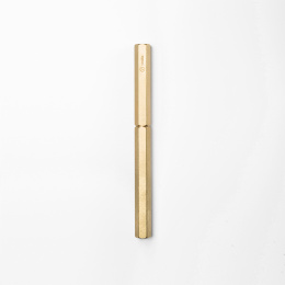 Classic Revolve Rollerball Brass ryhmässä Kynät / Fine Writing / Rollerball-kynät @ Pen Store (101380)