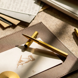 Classic Revolve Rollerball Brass ryhmässä Kynät / Fine Writing / Rollerball-kynät @ Pen Store (101380)