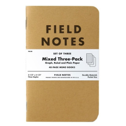 Memo Book Mixed 3-pack ryhmässä Paperit ja Lehtiöt / Kirjoitus ja muistiinpanot / Muistikirjat @ Pen Store (101426)