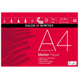 Marker Paperi A4 ryhmässä Paperit ja Lehtiöt / Taiteilijalehtiöt / Marker-lehtiöt @ Pen Store (101460)