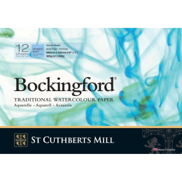 Bockingford Watercolour paper CP/NOT 300g 26x18cm ryhmässä Paperit ja Lehtiöt / Taiteilijalehtiöt / Akvarellipaperit @ Pen Store (101495)