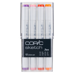 Sketch 12-setti Basic ryhmässä Kynät / Taiteilijakynät / Maalitussit @ Pen Store (103270)