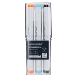 Sketch 12-setti Basic ryhmässä Kynät / Taiteilijakynät / Maalitussit @ Pen Store (103270)