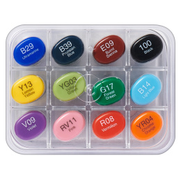 Sketch 12-setti Basic ryhmässä Kynät / Taiteilijakynät / Maalitussit @ Pen Store (103270)