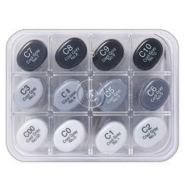 Sketch 12-setti CG Cool Grey ryhmässä Kynät / Taiteilijakynät / Maalitussit @ Pen Store (103311)