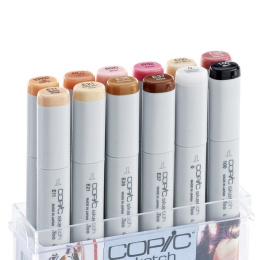 Sketch 12-setti Skin tones ryhmässä Kynät / Taiteilijakynät / Maalitussit @ Pen Store (103313)